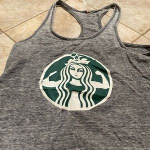 Starbucks muscle tank